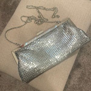 Bebe Evening Clutch, 9.5 in x 4.5 in